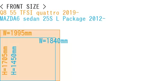#Q8 55 TFSI quattro 2019- + MAZDA6 sedan 25S 
L Package 2012-